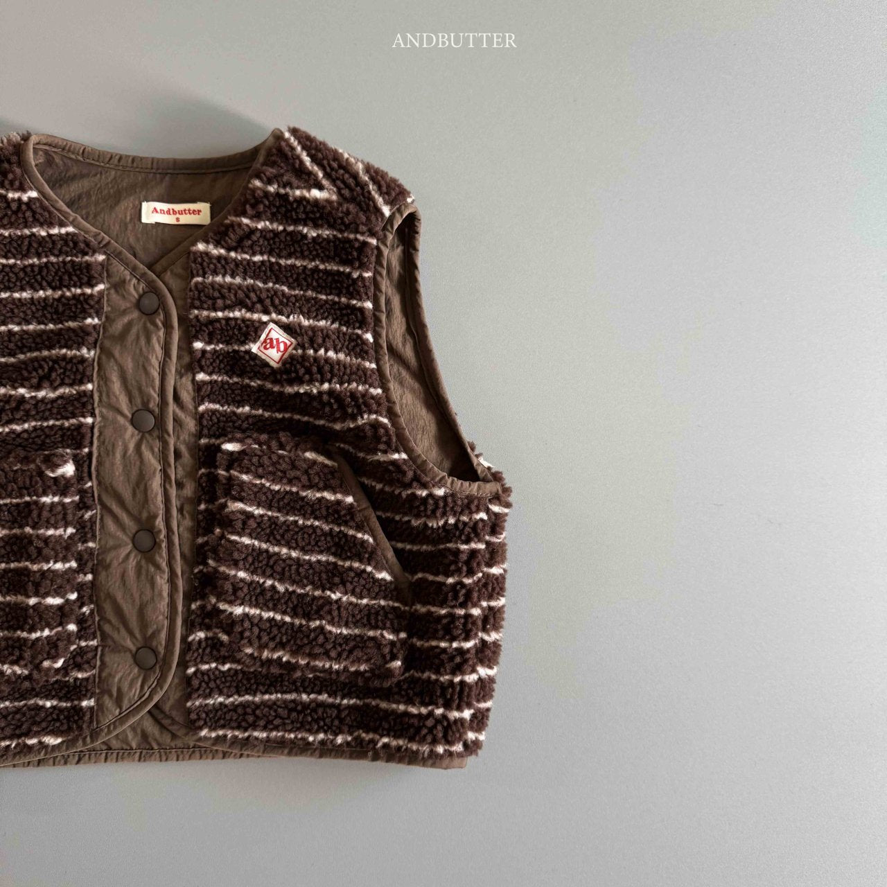 《予約》Reversible ST Dumble Vest / andbutter