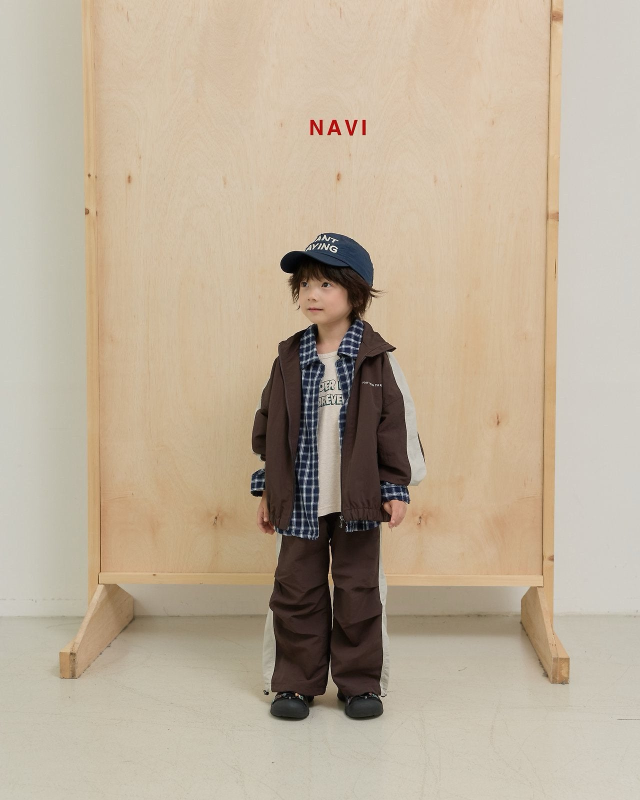 《予約》Anna Color-Block Pants / navi.