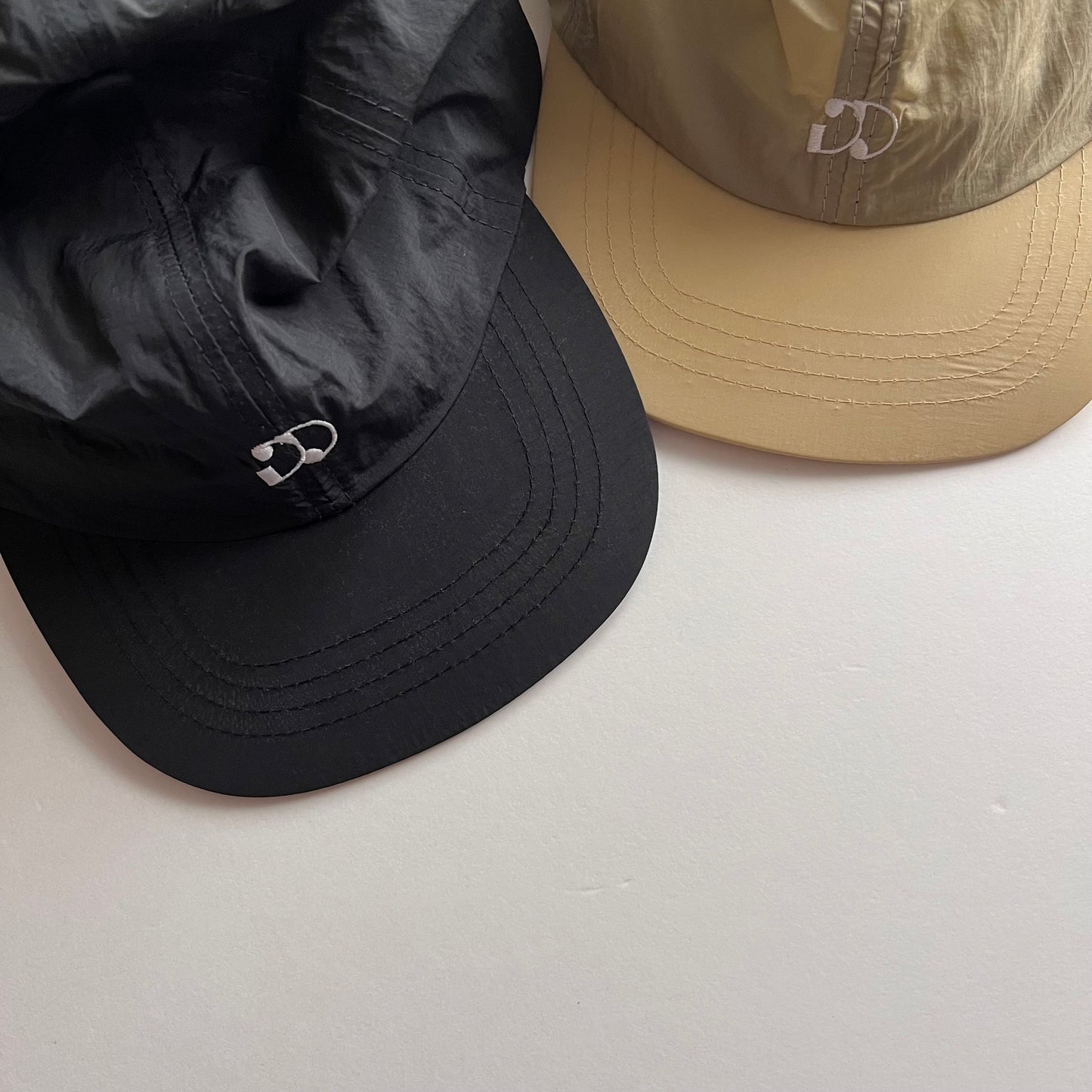 《beige残り1点》Nylon logo cap