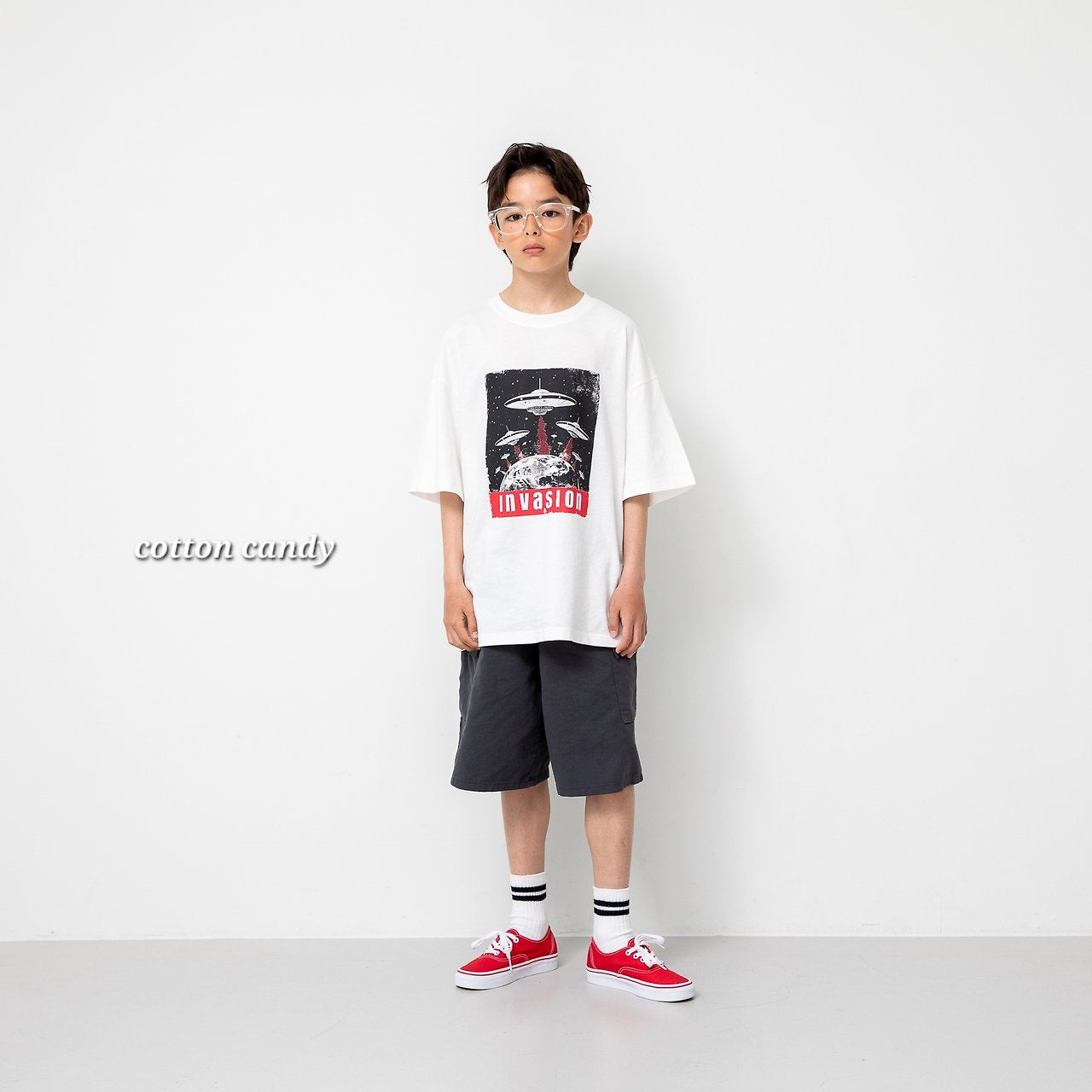 《予約》Invasion T-shirt / cotton candy