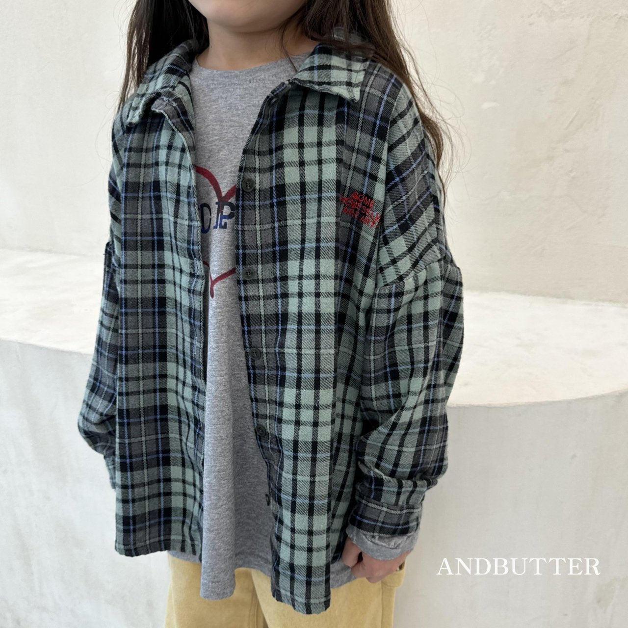 《予約》Musee Check Shirt / andbutter