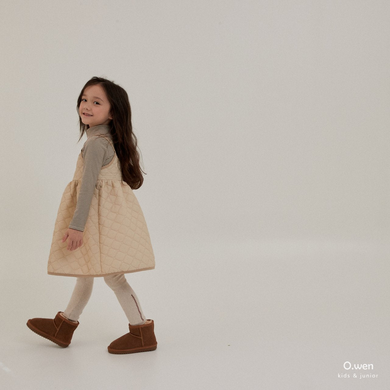 《brown M size》Brushed Spandex Half Polar