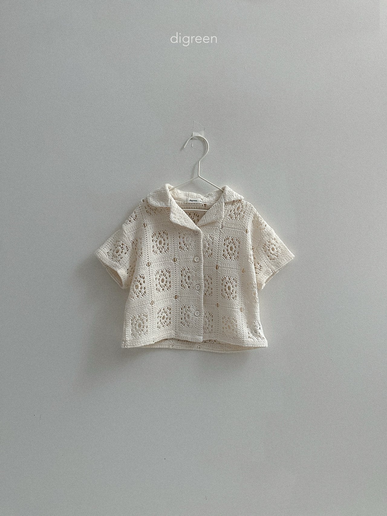 《予約》Crochet Shirt / digreen