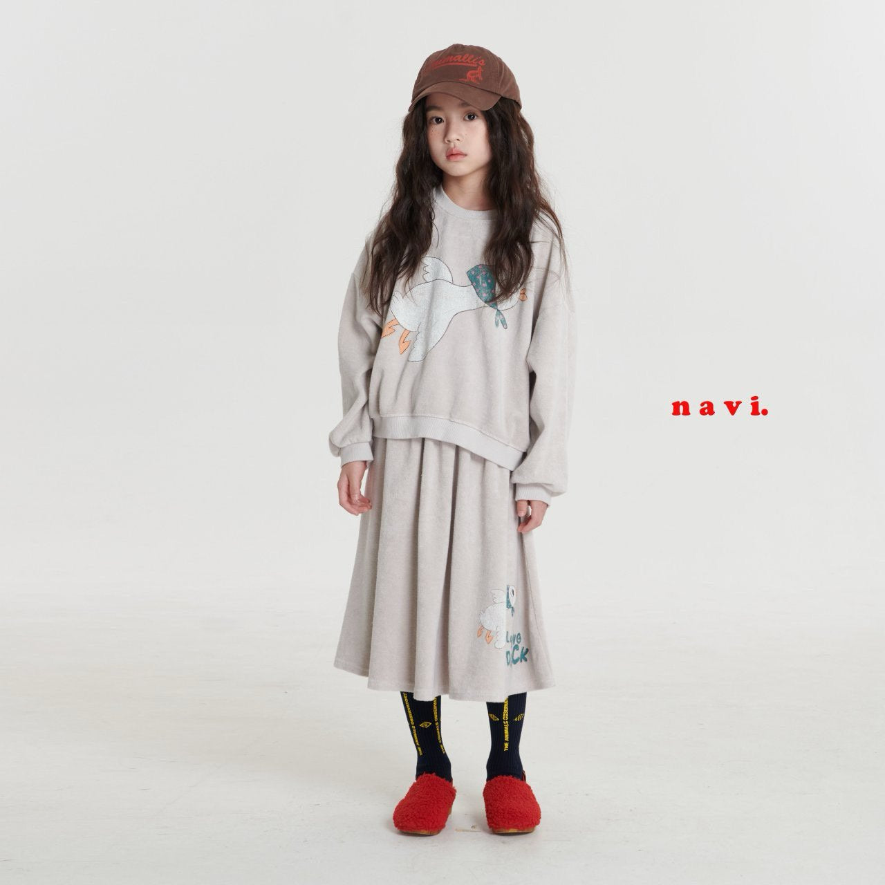 《予約》Fly Duck Skirt / Navi.