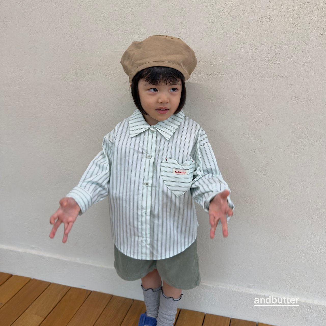 《予約》Reversible Beret / ANDBUTTER