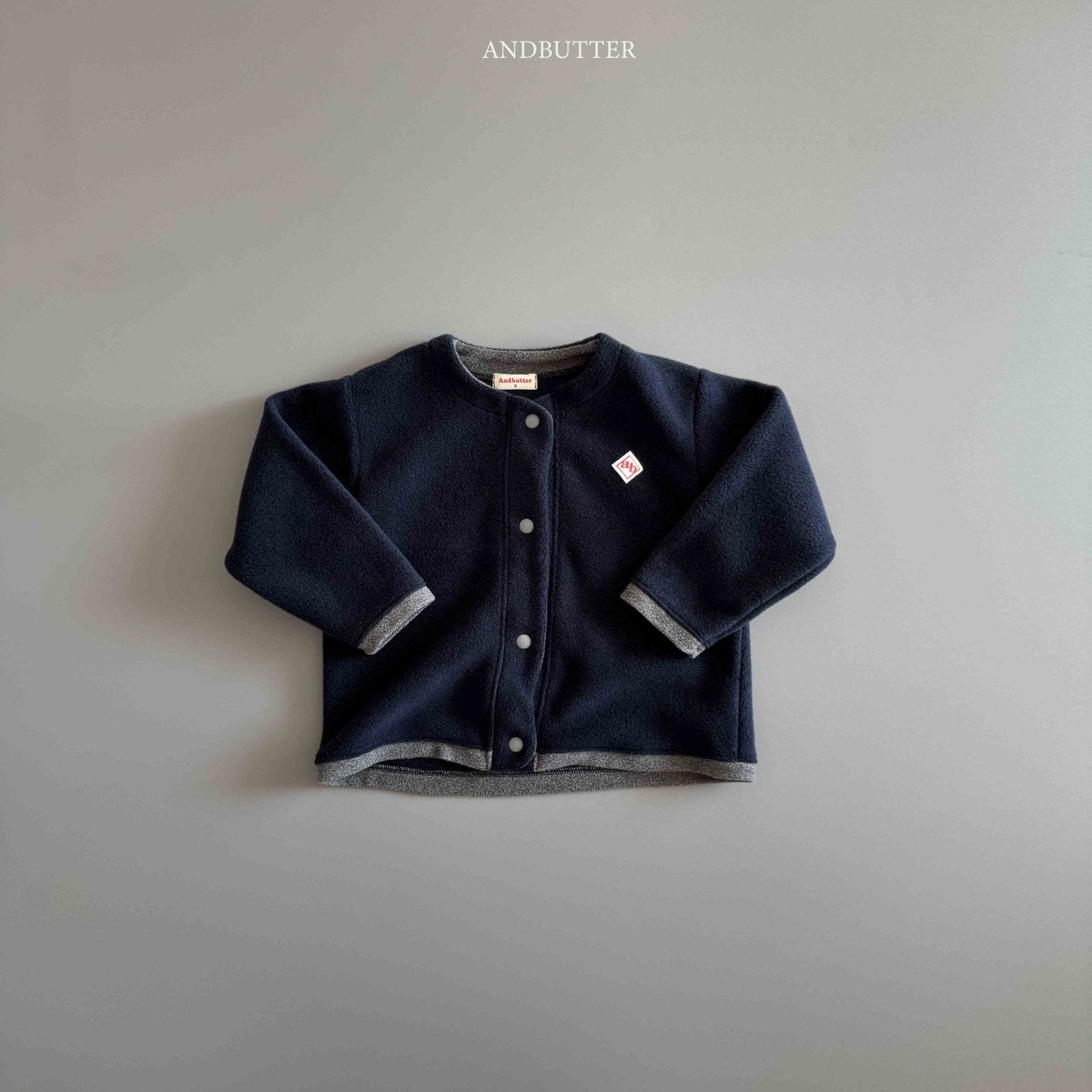 《予約》Fleece Mix Cardigan / andbutter