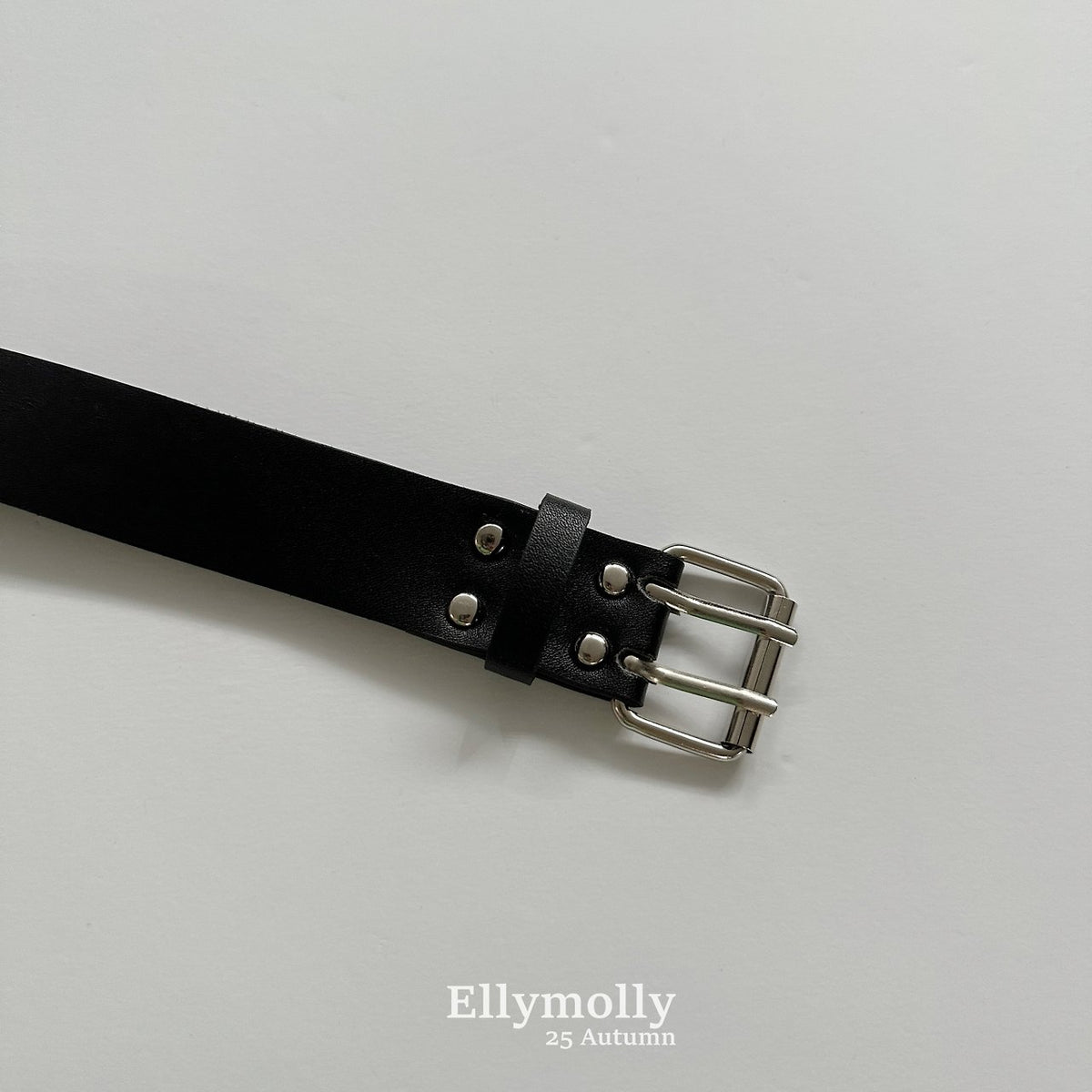 《予約》Two Line Studded Belt / ELLY MOLLY