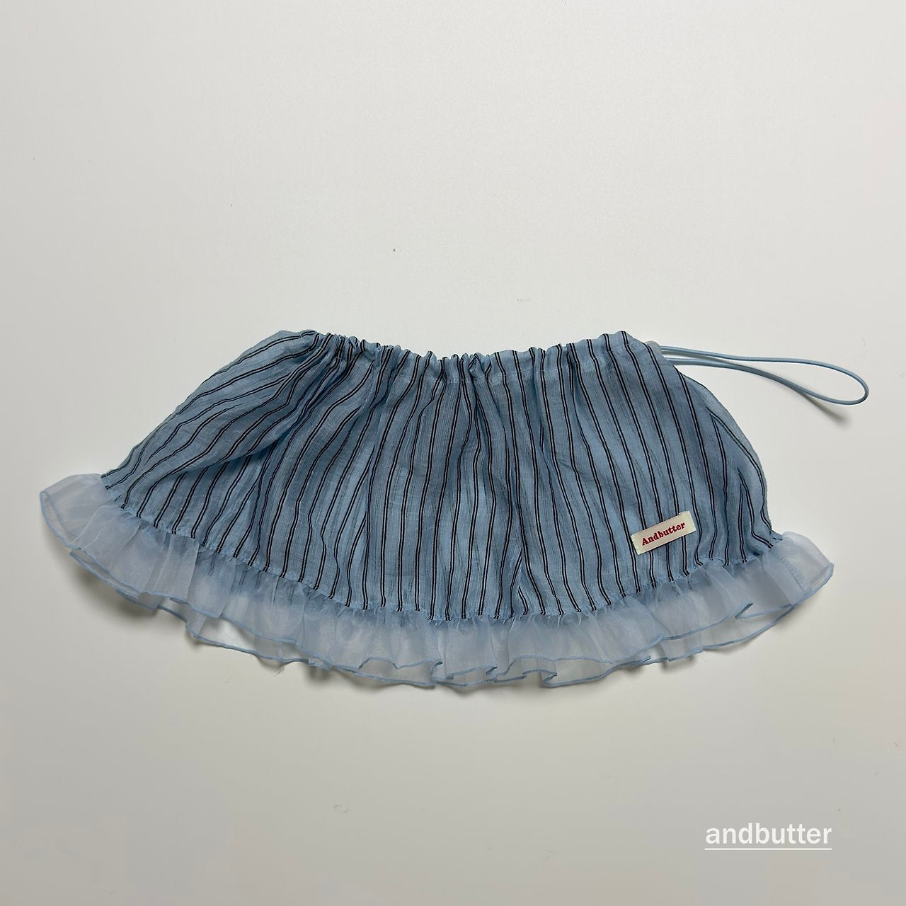 《予約》String Stripe Skirt / ANDBUTTER
