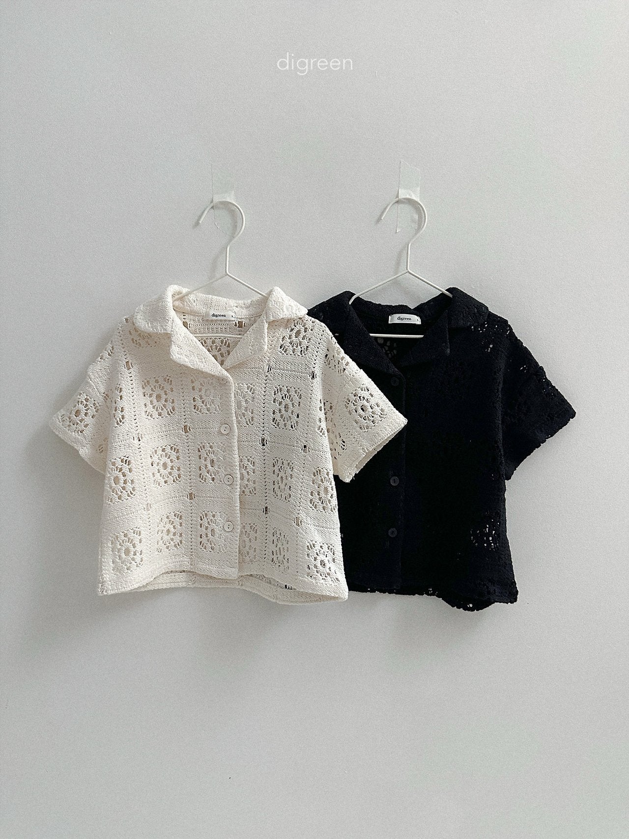 《予約》Crochet Shirt / digreen