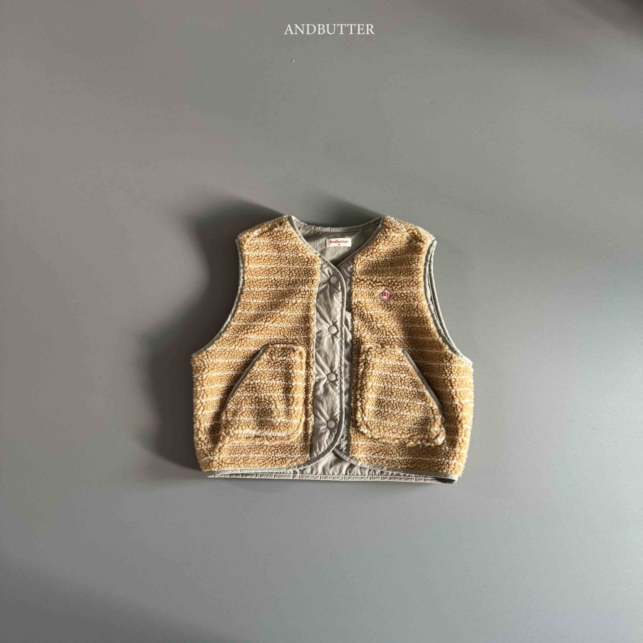《予約》Reversible ST Dumble Vest / andbutter
