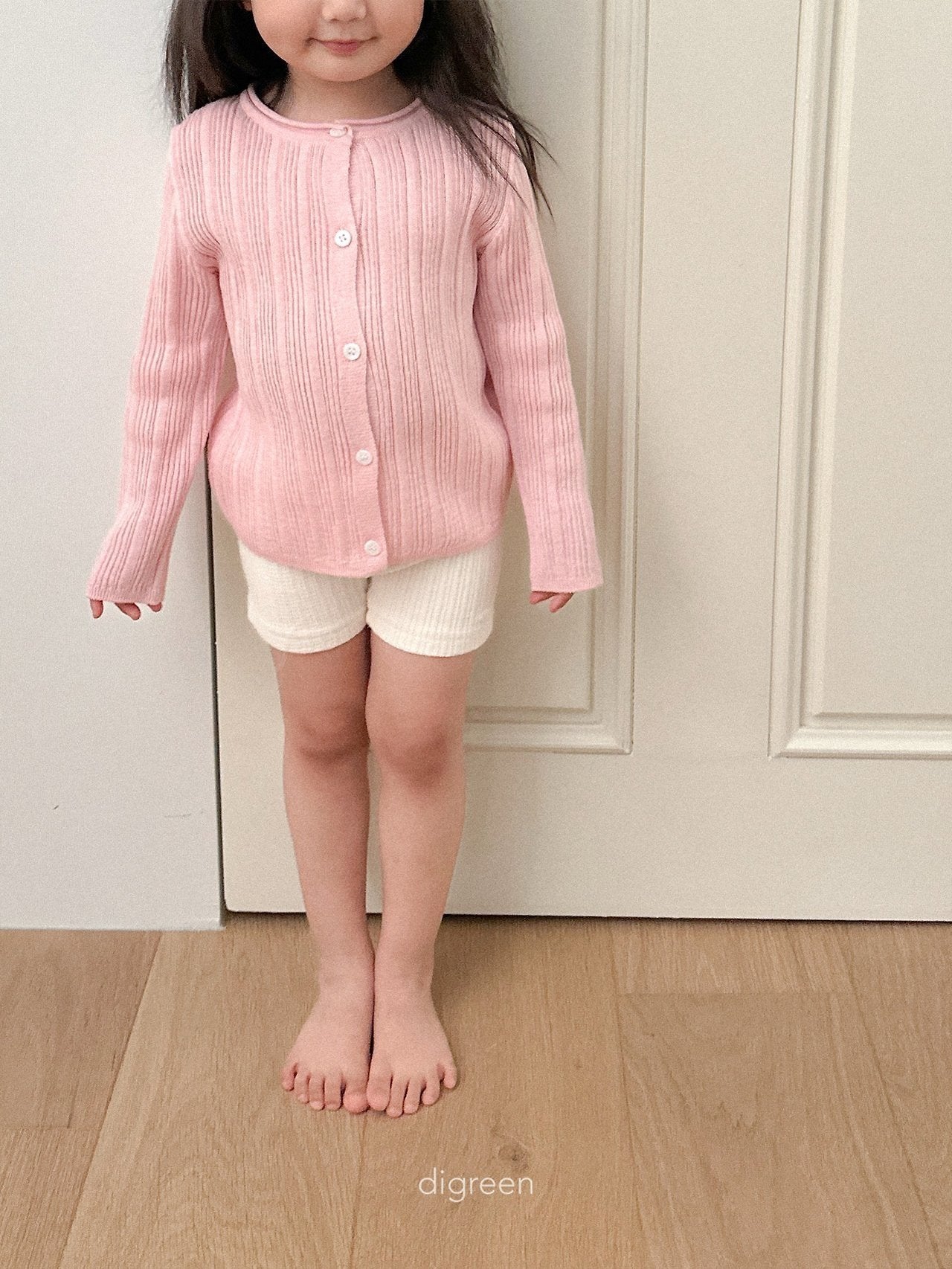 《予約》Wiggly Rib Cardigan (kids) / digreen