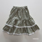 《予約》Check Tiered Skirt / ANDBUTTER