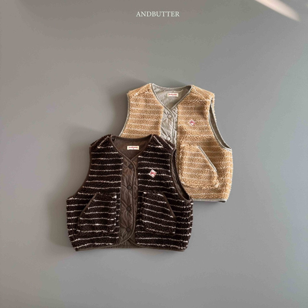 《予約》Reversible ST Dumble Vest / andbutter