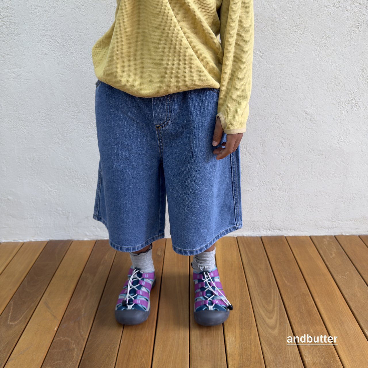 《予約》Bermuda Denim Pants / ANDBUTTER