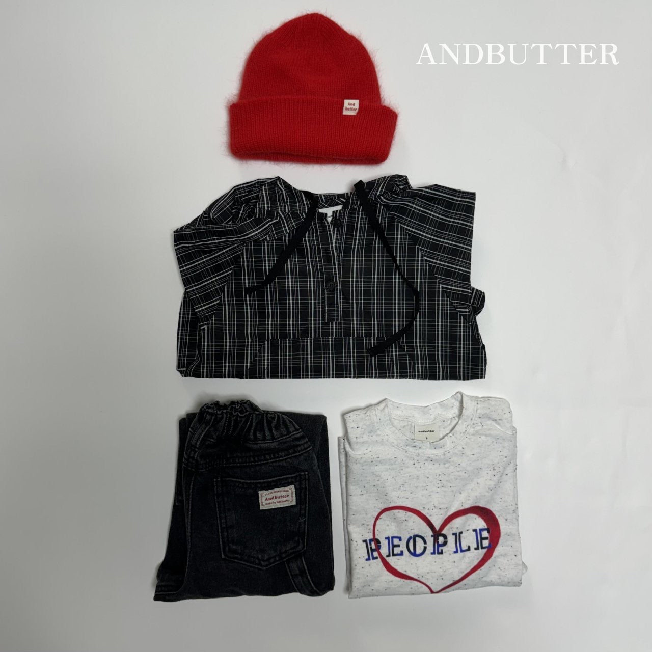 《予約》Check Hood Anorak / andbutter