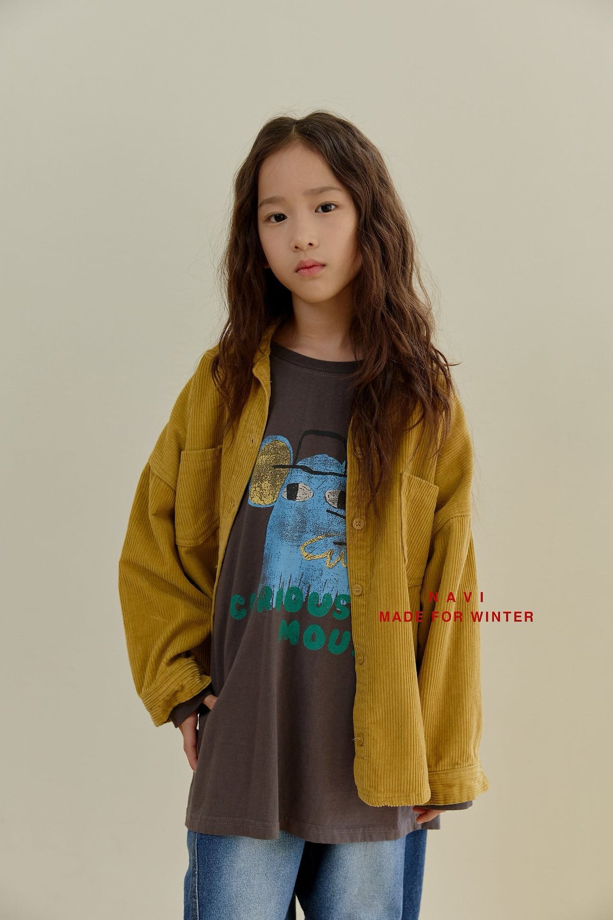 《予約》Roy Corduroy Shirt / NAVI