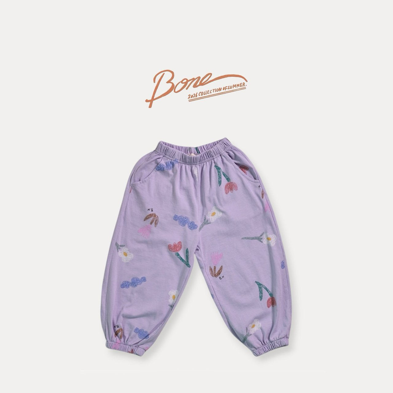 《予約》Flower Jogger Pants / Boneoune