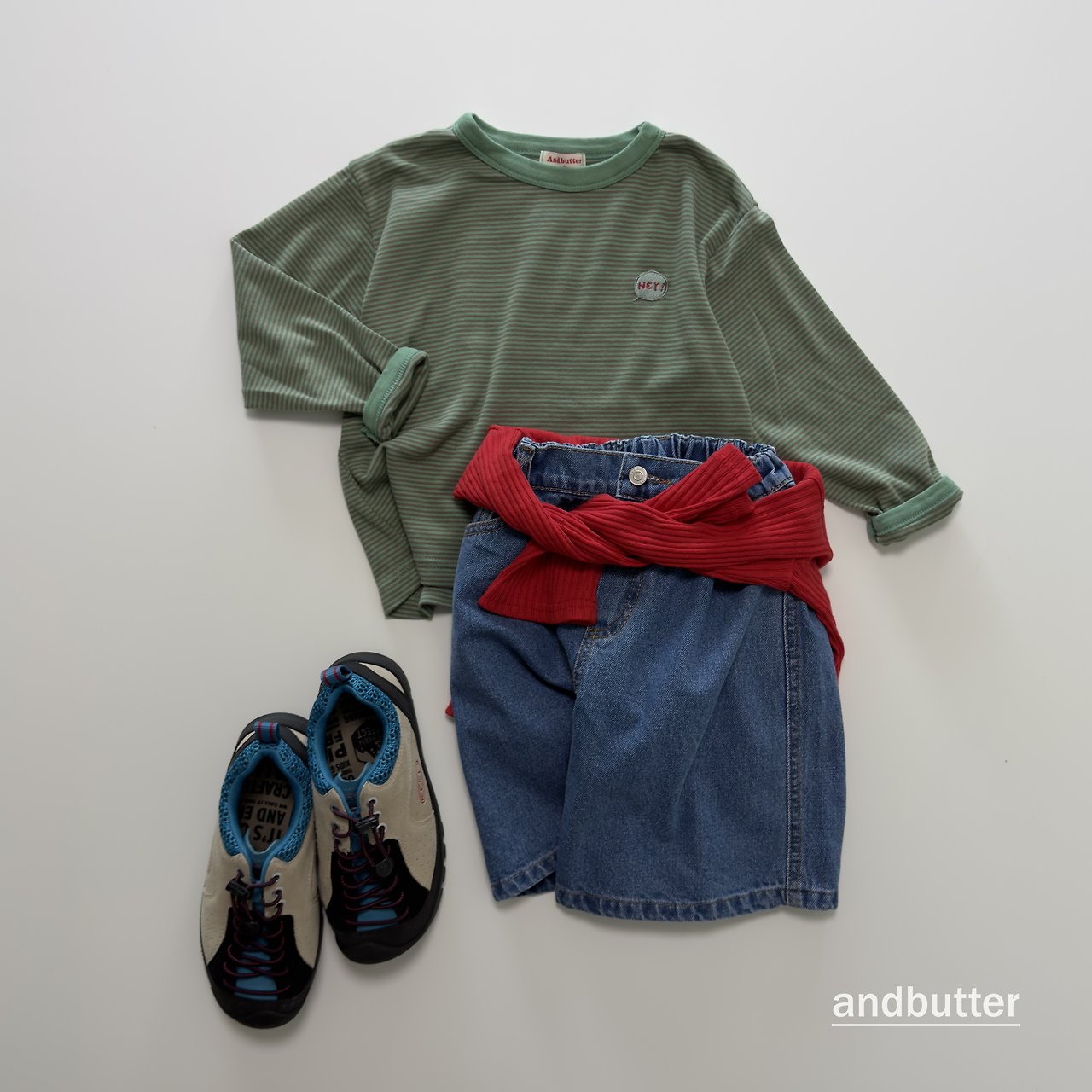 《予約》Bermuda Denim Pants / ANDBUTTER