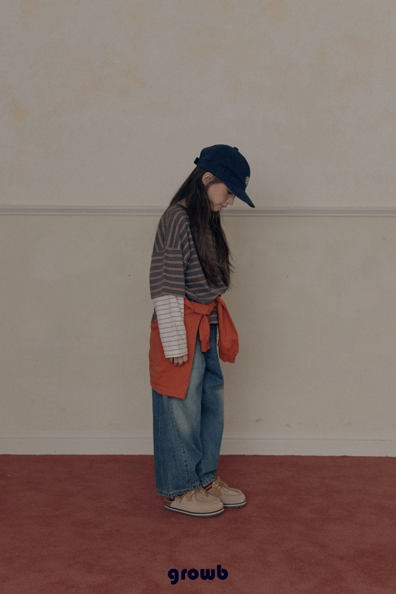 《予約》Curve Denim Pants / GROWB