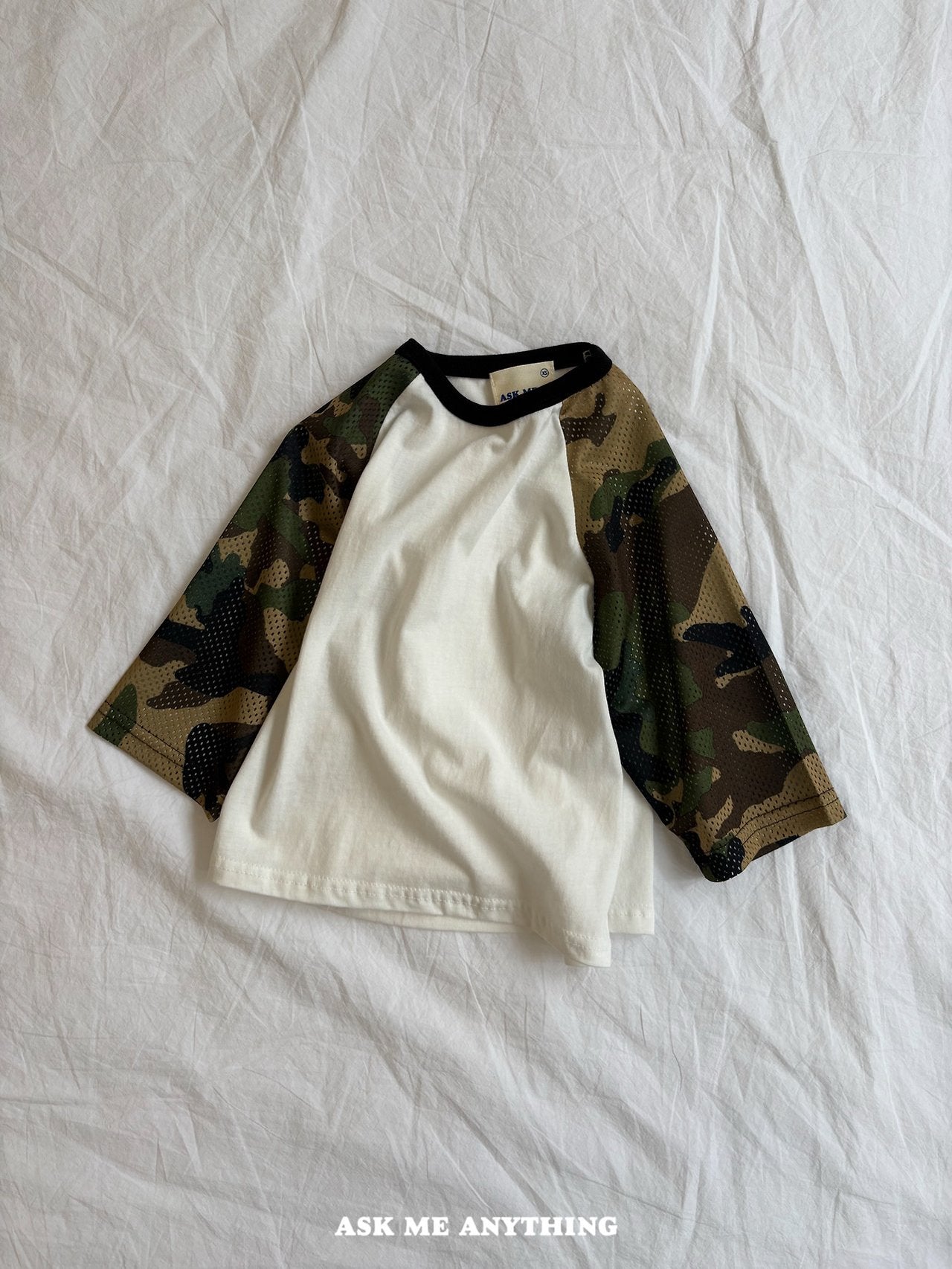 《予約》Camo Mesh T-Shirt / ASK ME ANYTHING