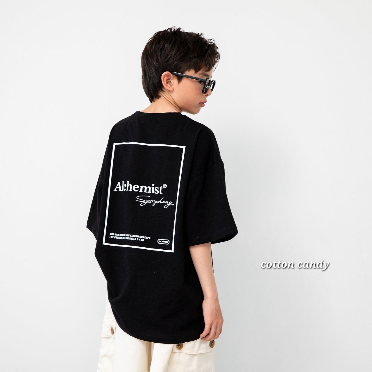 《予約》Square T-shirt / cotton candy