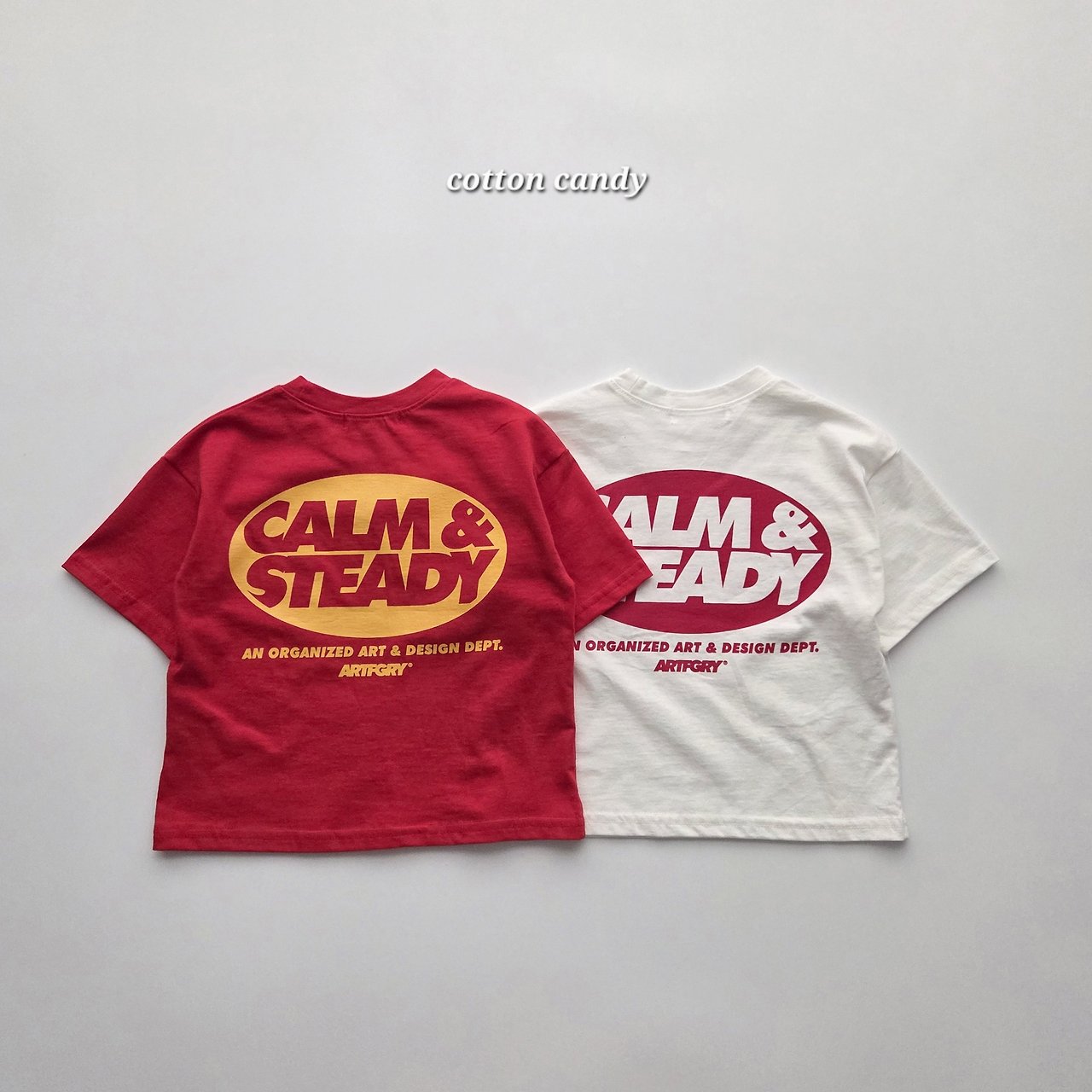 《予約》Steady T-shirt / cotton candy