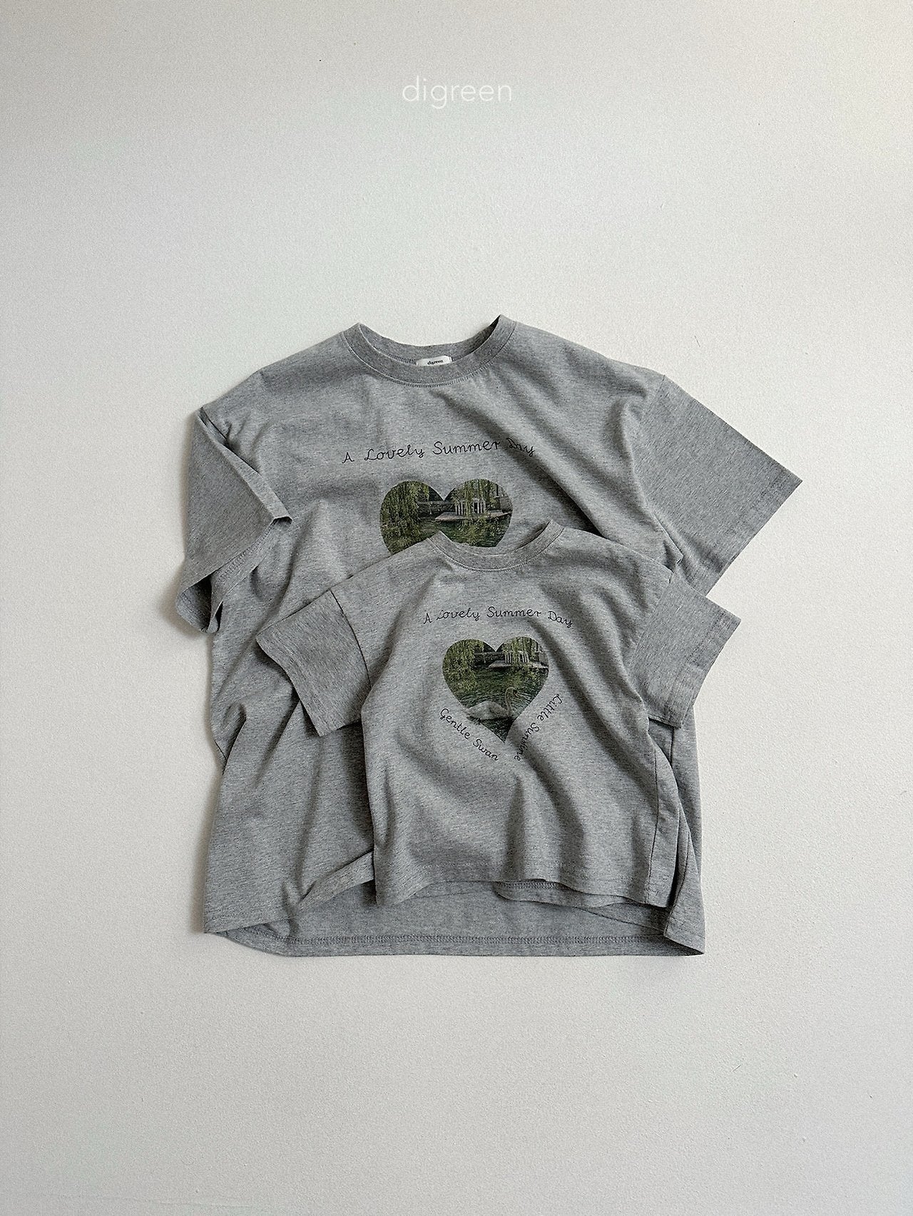 《予約》Pure Swan Tee / digreen (mom)