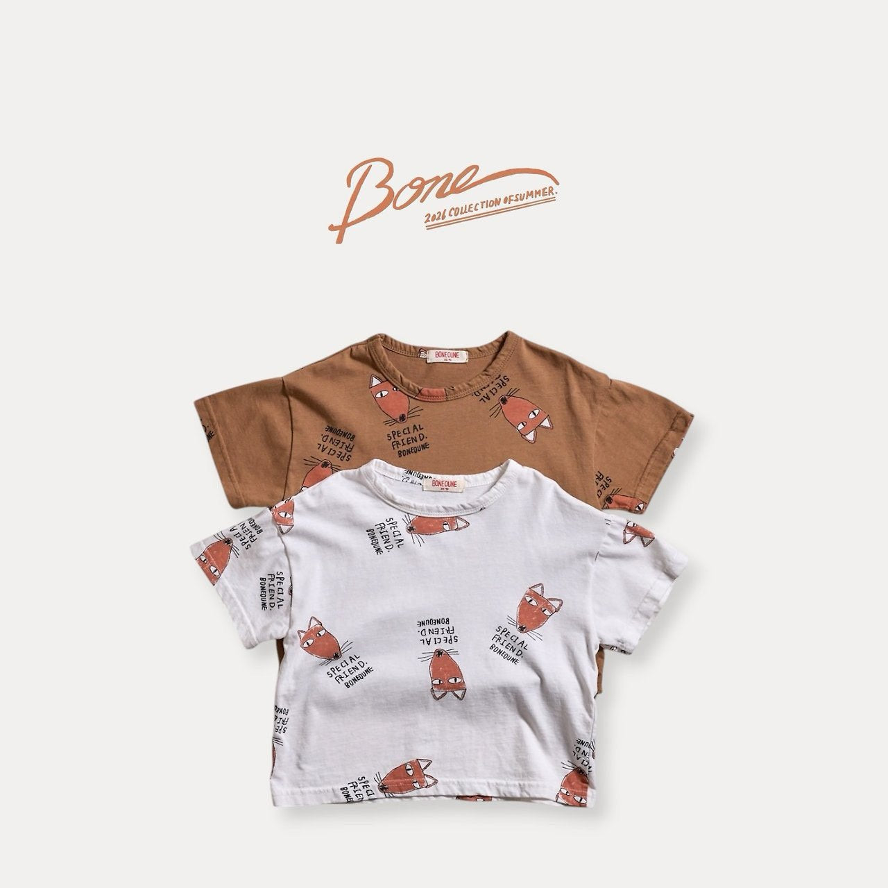 《予約》Fox T-shirt / Boneoune