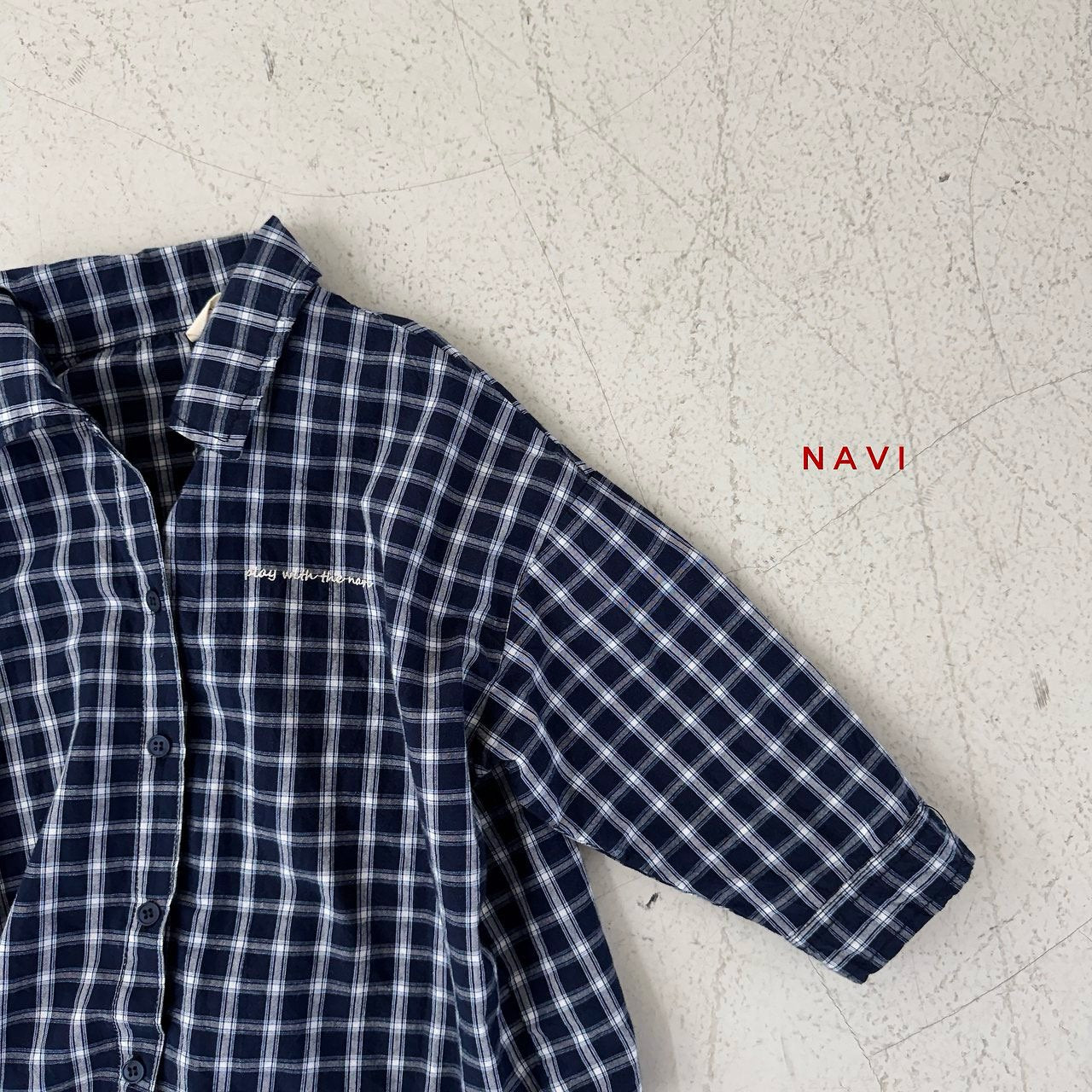 《予約》Yacht Shirt / navi.