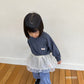 《予約》Wrinkle Dot Layered Skirt / ANDBUTTER