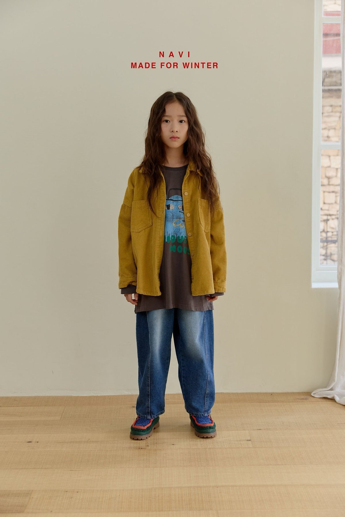 《予約》Roy Corduroy Shirt / NAVI