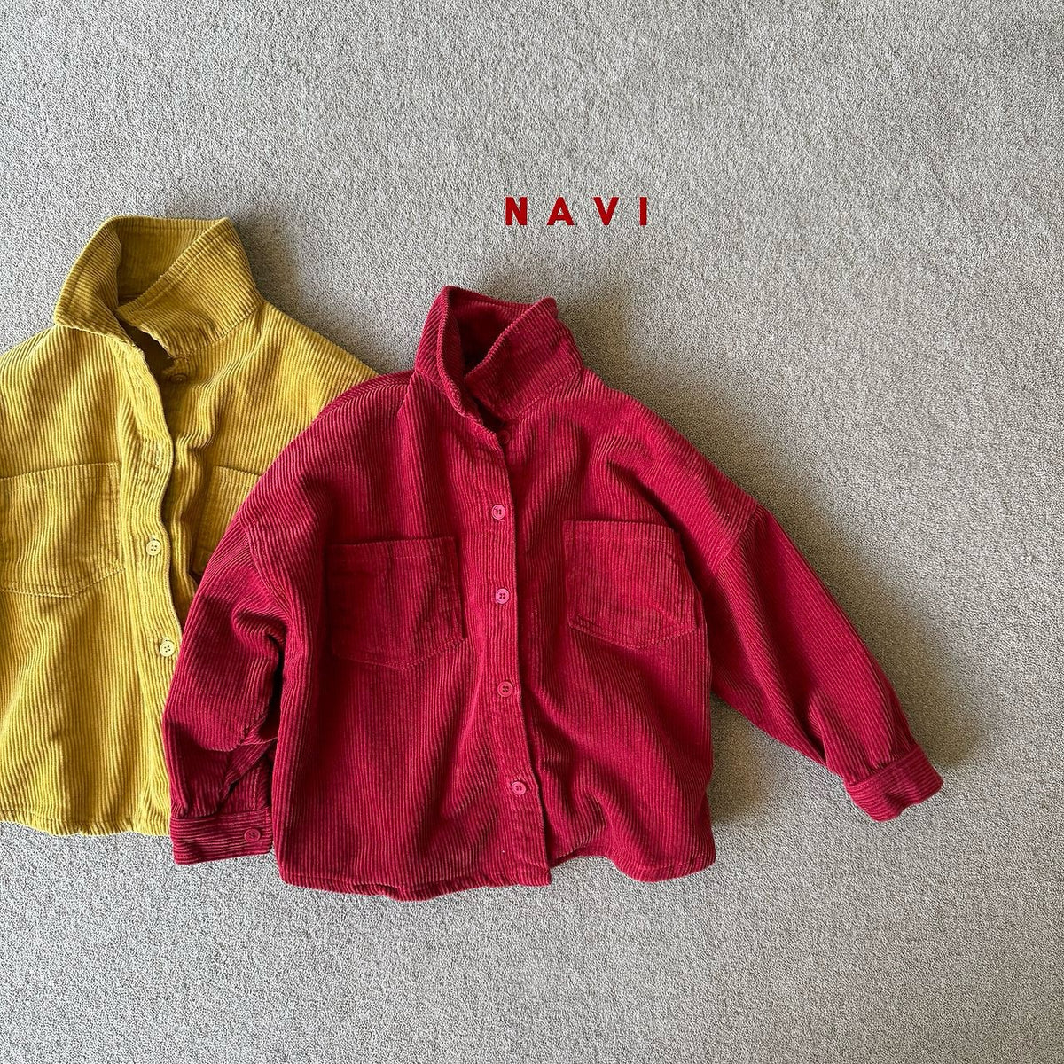 《予約》Roy Corduroy Shirt / NAVI