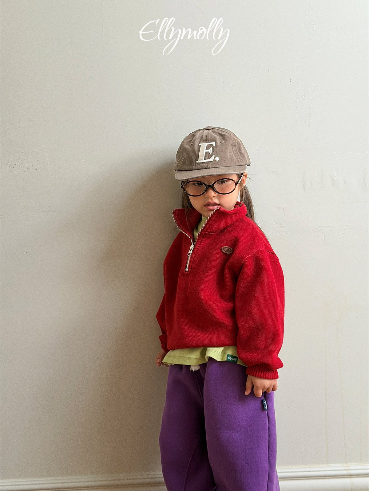《予約》Arden Wool Half-Zip / ELLY MOLLY