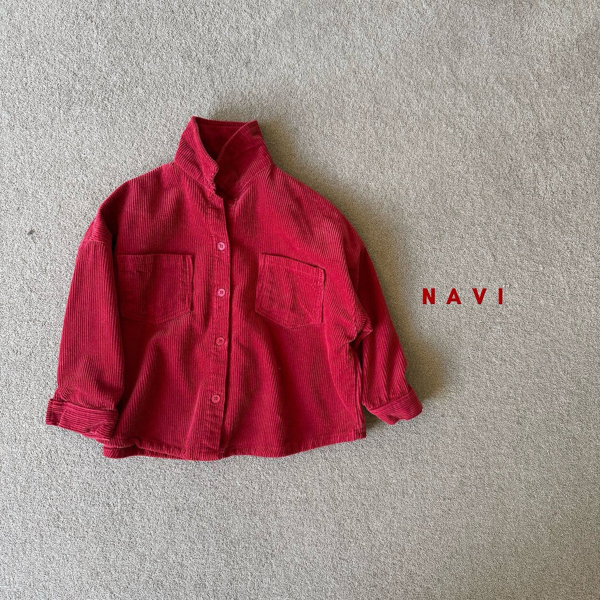 《予約》Roy Corduroy Shirt / NAVI