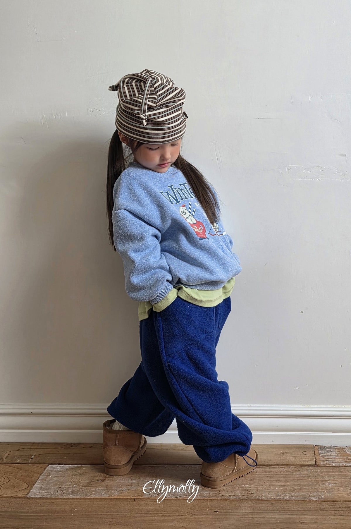 《予約》Winter Snow Sweatshirt / ELLY MOLLY
