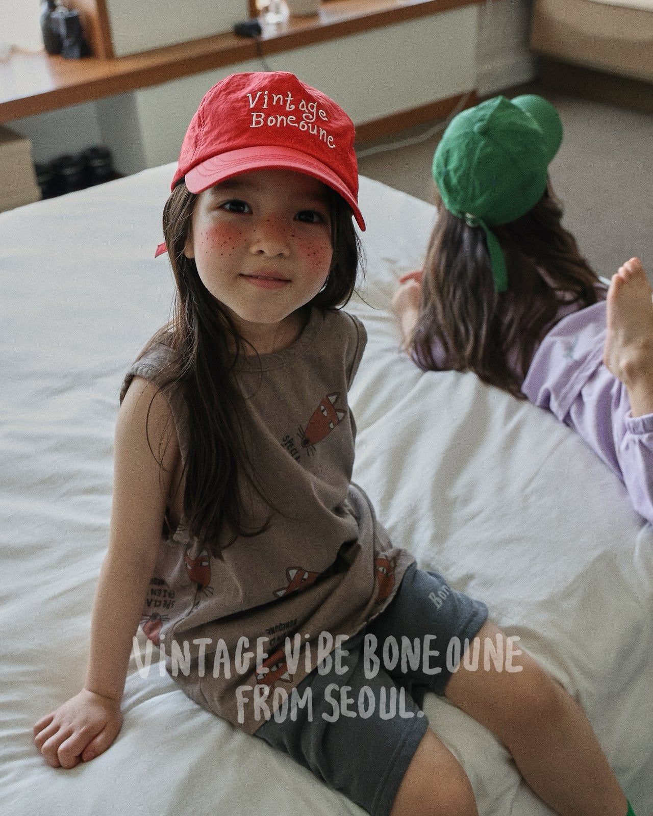 《予約》Fox Sleeveless T-shirt / Boneoune