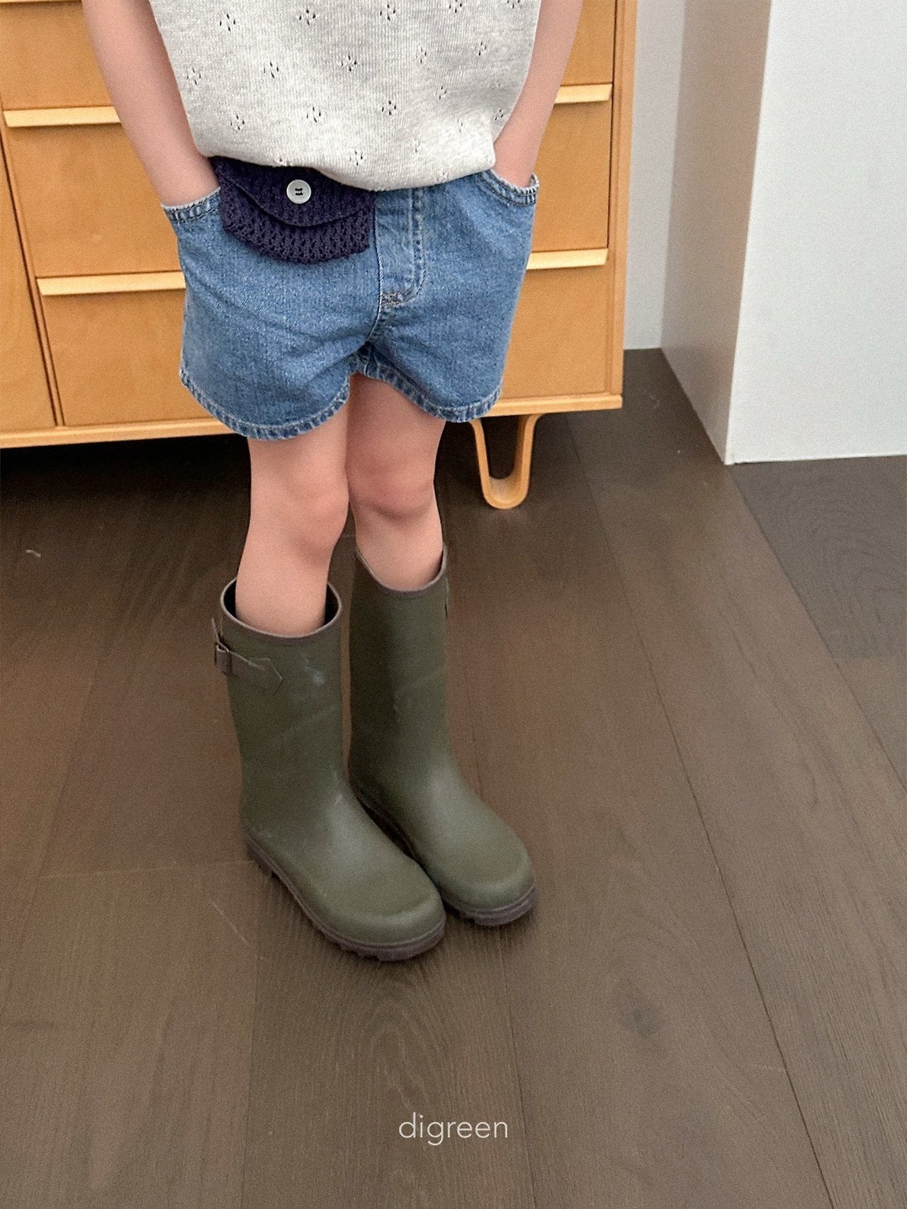 《予約》Veil Short Denim / digreen