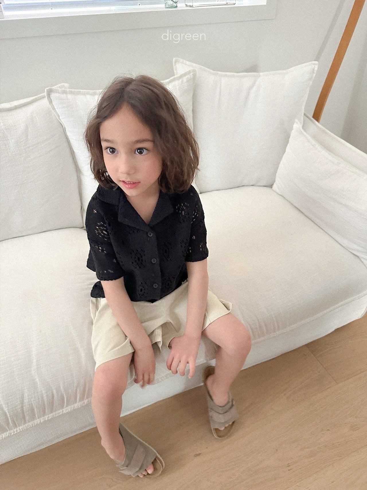 《予約》Crochet Shirt / digreen