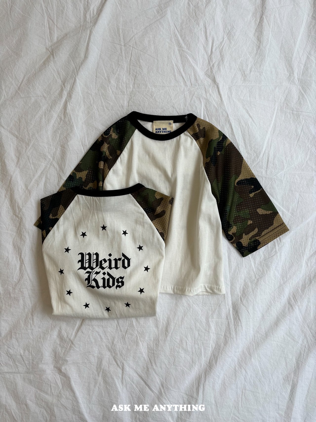 《予約》Camo Mesh T-Shirt / ASK ME ANYTHING