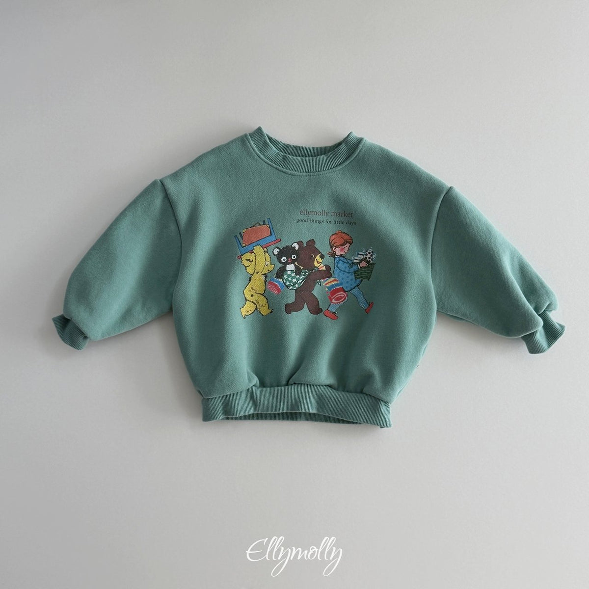 《予約》Market Friends Sweatshirt / ELLY MOLLY