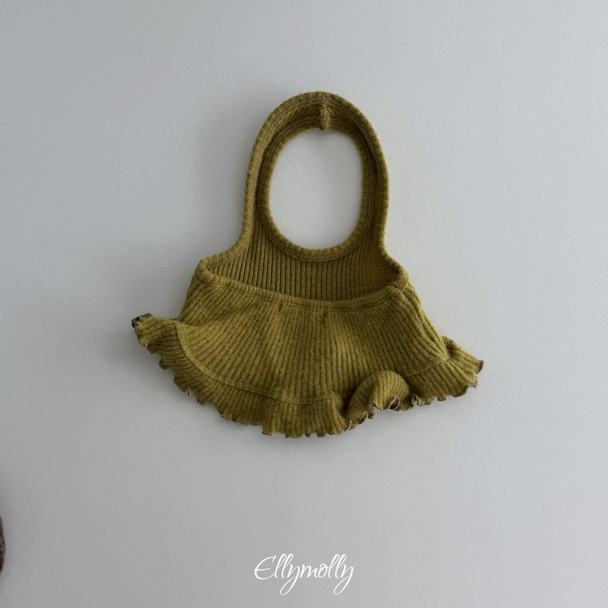 《予約》Wool Ribbed Halter Top / ELLY MOLLY