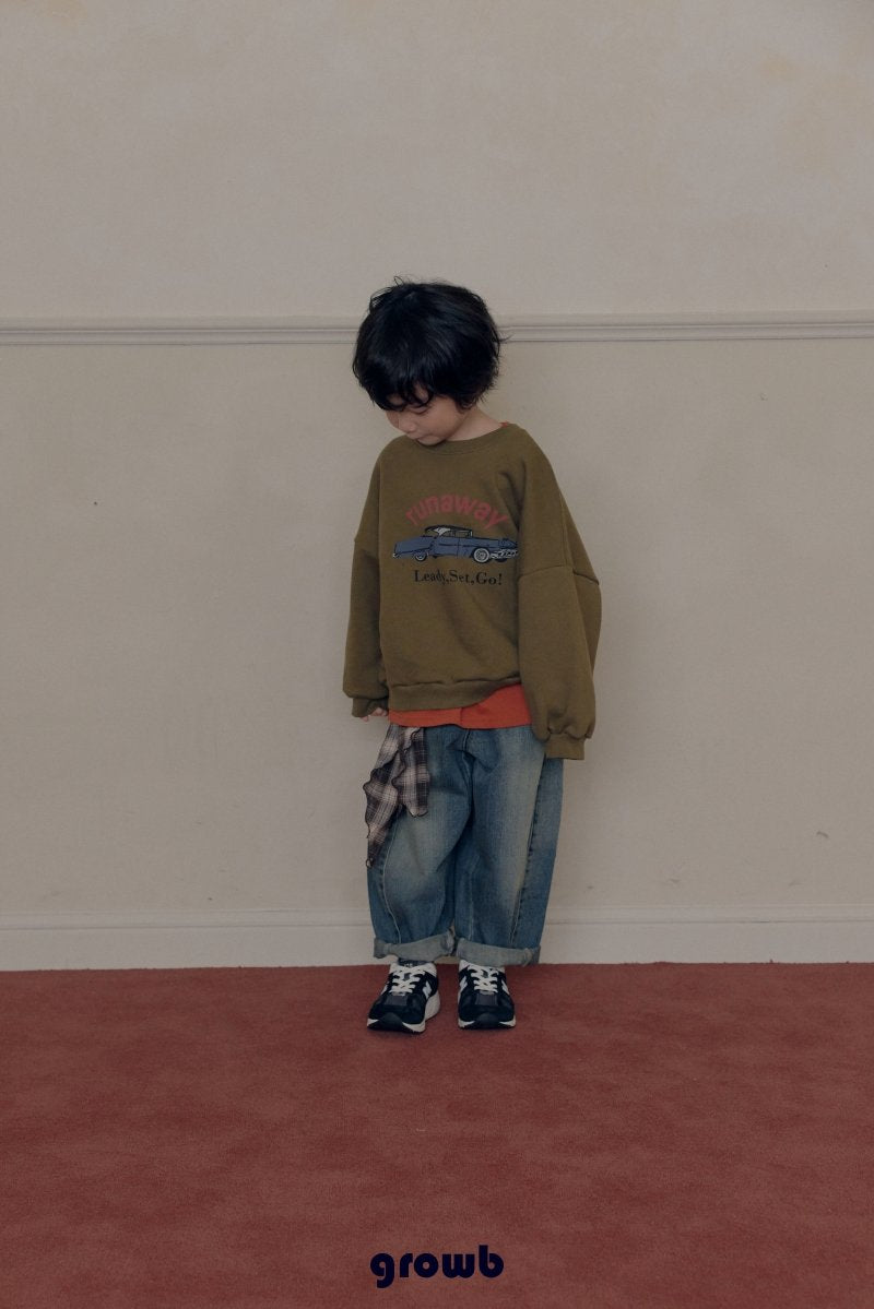 《予約》Curve Denim Pants / GROWB