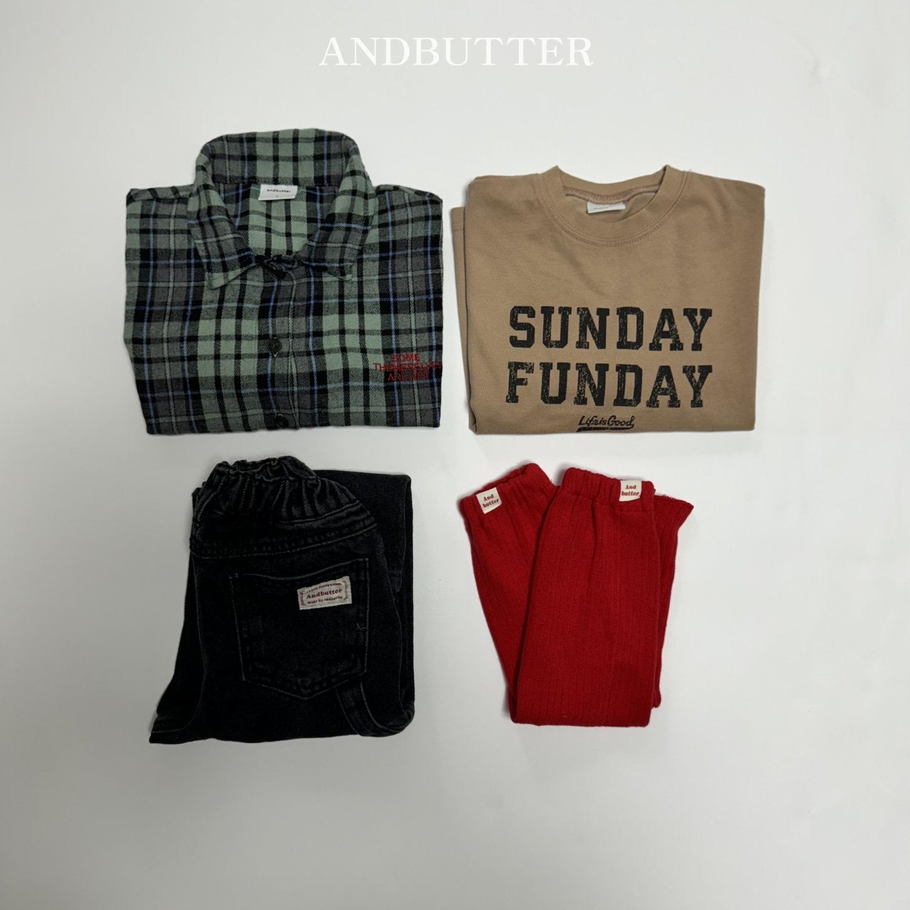 《予約》Musee Check Shirt / andbutter