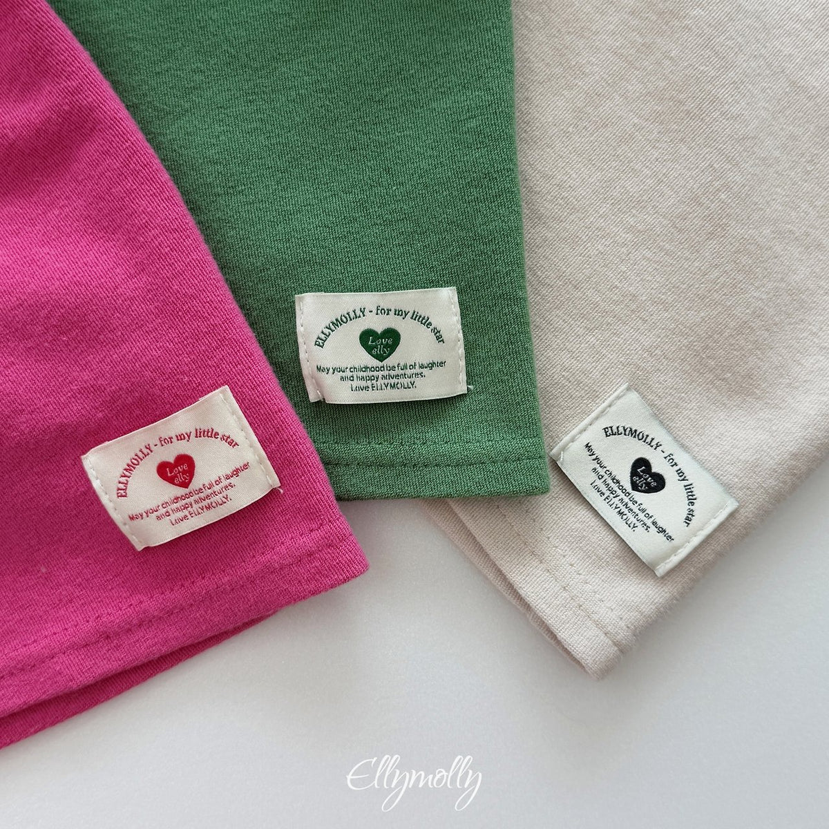 《予約》Raon Color Block Raglan Tee / ELLY MOLLY