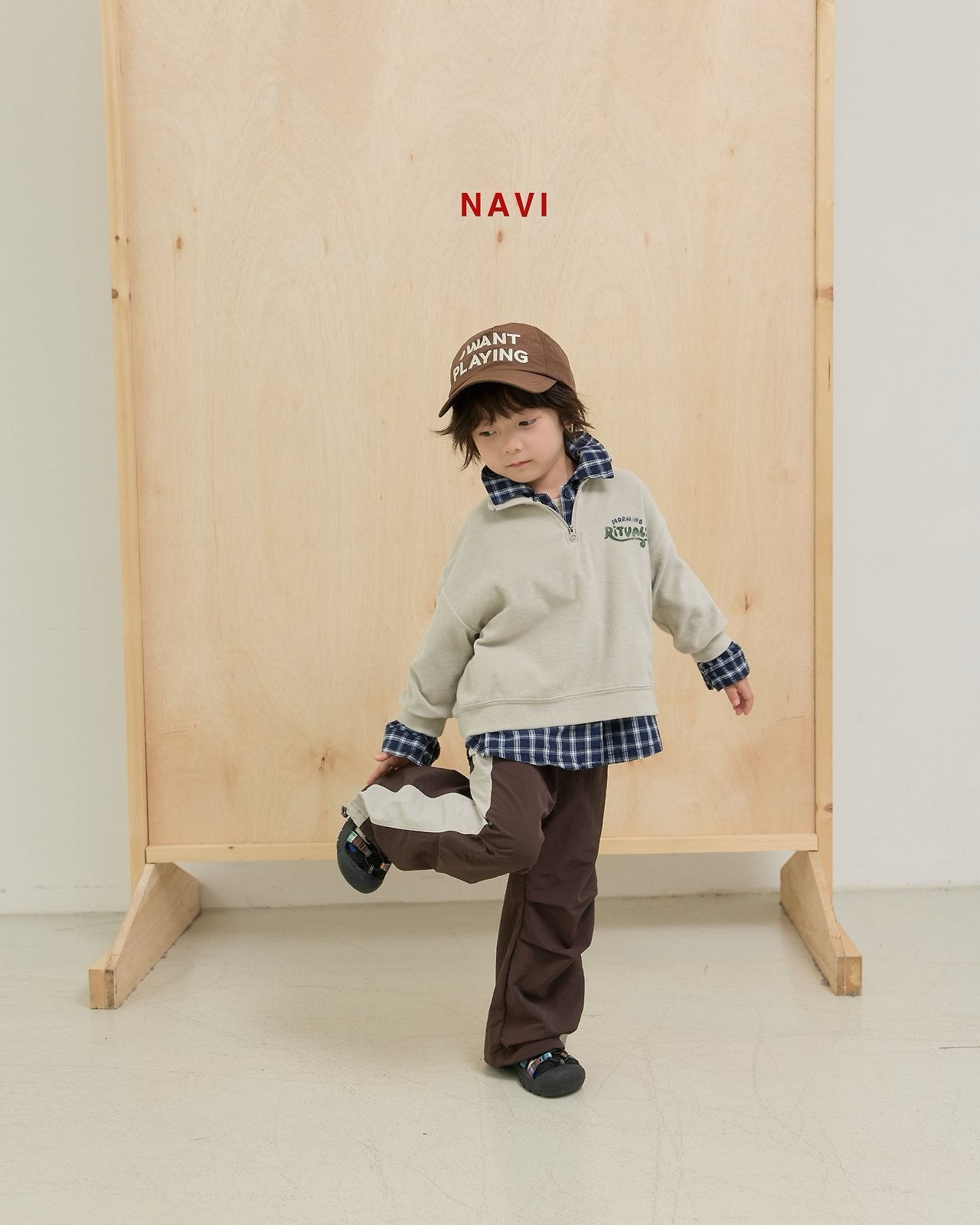 《予約》Morning Half-Zip / navi.