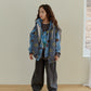 《予約》Moi Wide Denim Pants / NAVI
