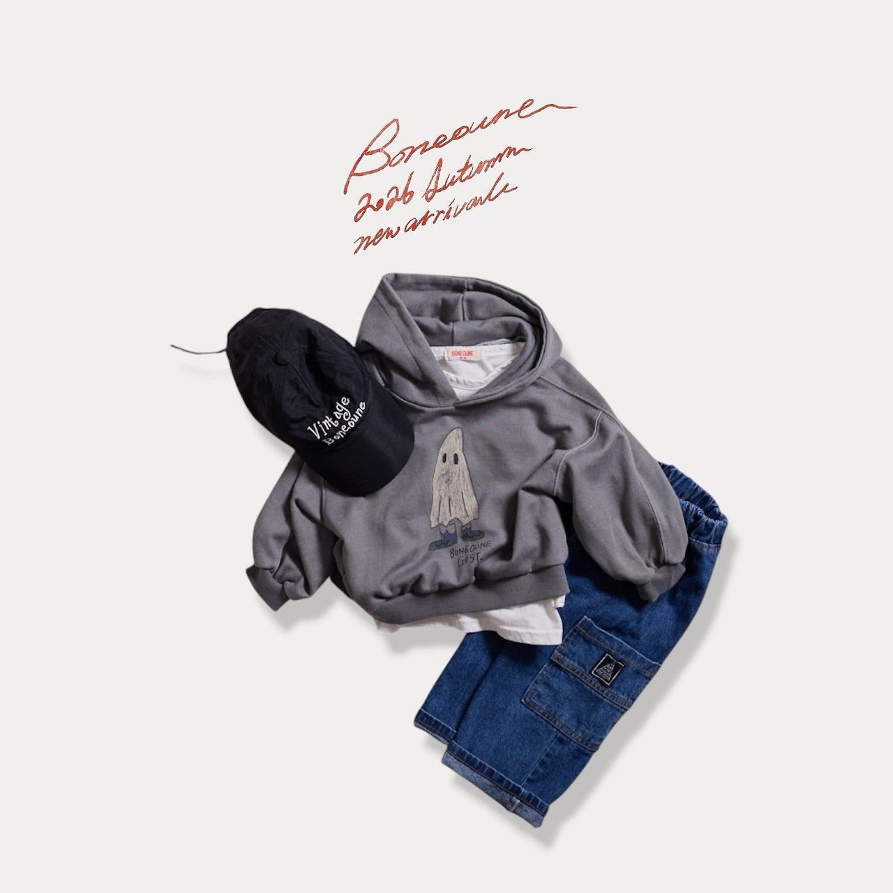 《予約》Ghost Hoodie / BONEOUNE