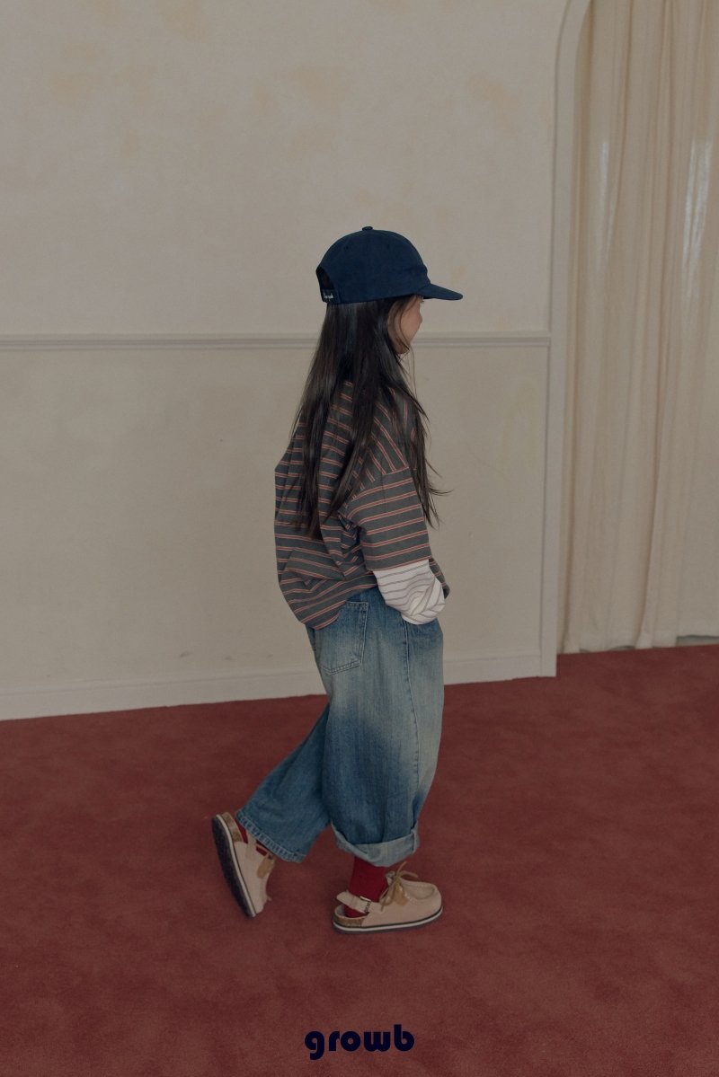 《予約》Curve Denim Pants / GROWB