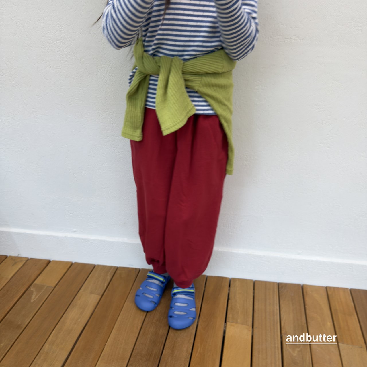 《予約》Rib Jogger Pants / ANDBUTTER
