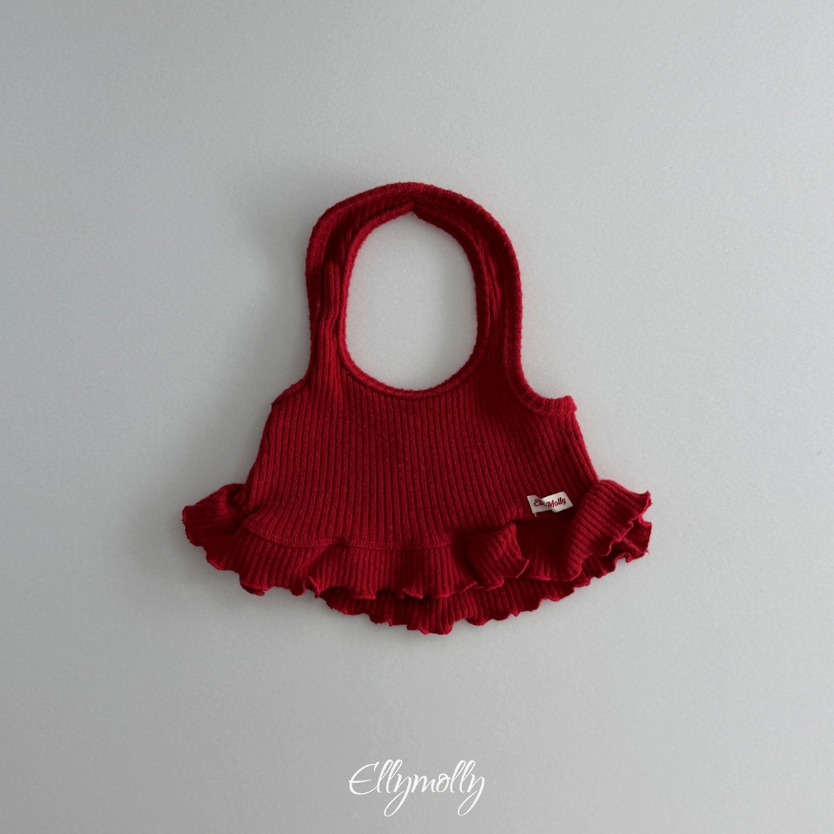 《予約》Wool Ribbed Halter Top / ELLY MOLLY